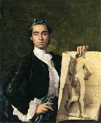 portrait Holding an Academic Study, Luis Egidio Melendez
